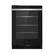 Front. JennAir - NOIR 5.2 Cu. Ft. Built-In Mini Fridge - Black Glass.
