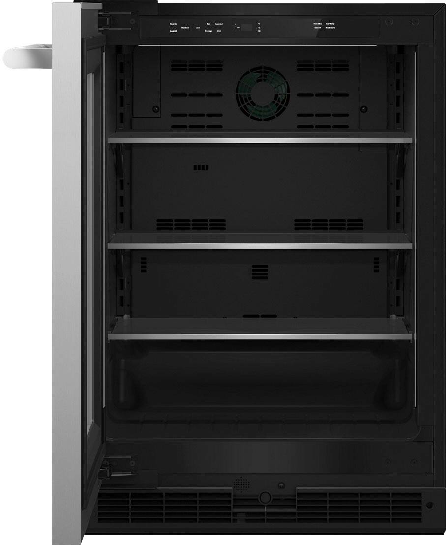 Alt View 11. JennAir - RISE 5.2 Cu. Ft. Built-In Mini Fridge - Stainless Steel.