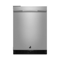 JennAir - RISE 5 Cu. Ft. Built-In Mini Fridge - Stainless Steel - Front_Zoom