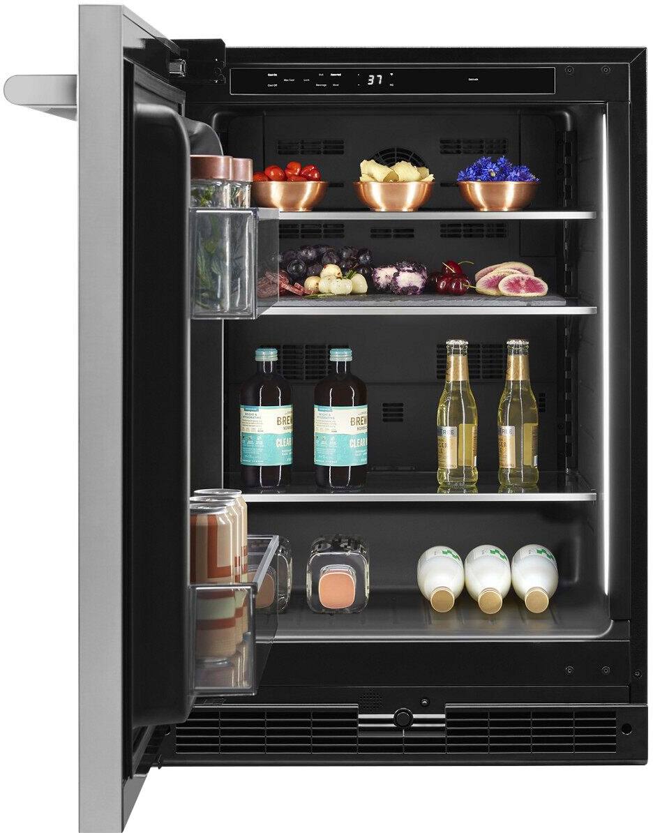 JennAir RISE 5 Cu. Ft. BuiltIn Mini Fridge Stainless Steel JURFL242HL