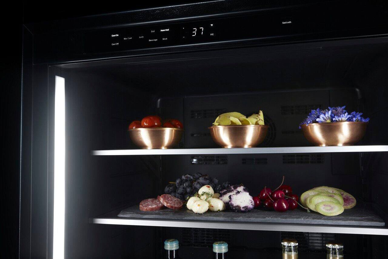 Alt View 13. JennAir - RISE 5 Cu. Ft. Built-In Mini Fridge - Stainless Steel.