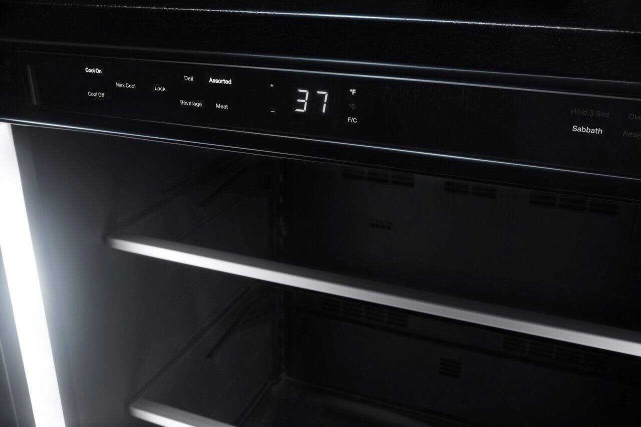 Alt View 14. JennAir - RISE 5 Cu. Ft. Built-In Mini Fridge - Stainless Steel.