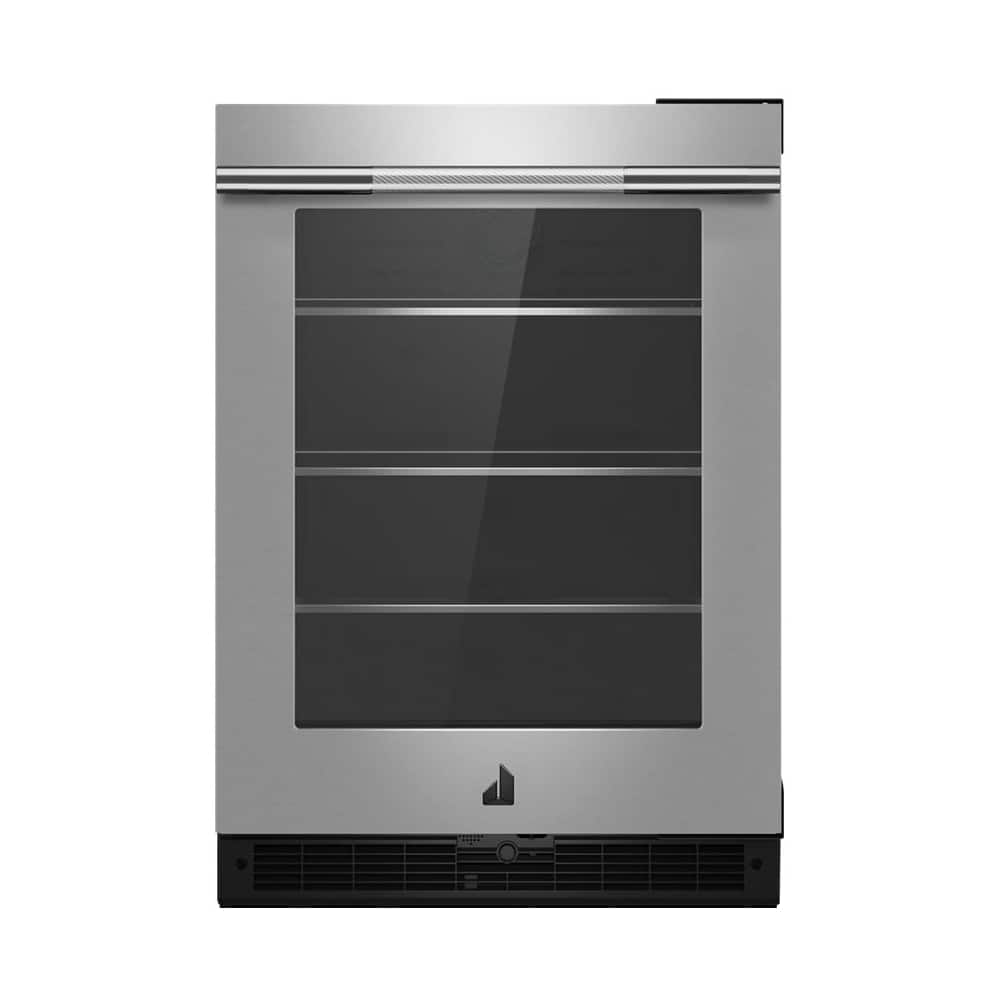 Front. JennAir - NOIR 5.2 Cu. Ft. Built-In Mini Fridge - Stainless Steel.