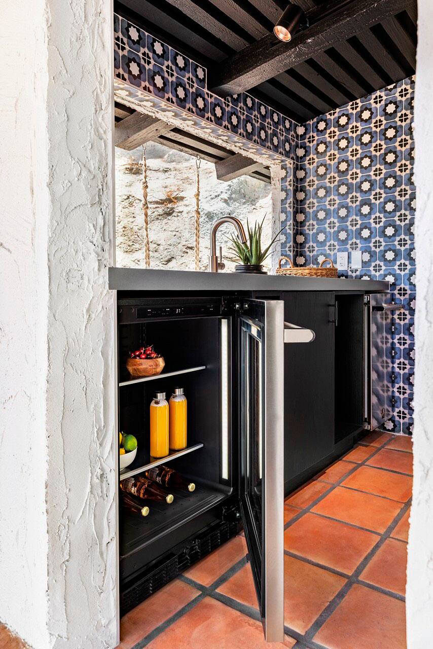 Alt View 15. JennAir - NOIR 5.2 Cu. Ft. Built-In Mini Fridge - Stainless Steel.