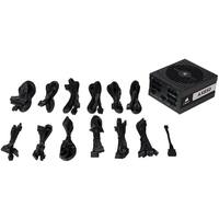 CORSAIR - AX Series 850W ATX12V 2.4 80 Plus Titanium Modular Power Supply - Black - Front_Zoom