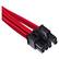Alt View 13. CORSAIR - 2' Power Cable Kit - Red.