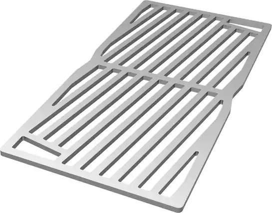 Left. Hestan - Grate for Select Hestan 30" Aspire Built-In Grills - Silver.