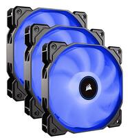 CORSAIR - Air Series LED AF120 (2018) 120mm Case Cooling Fan Kit - Blue - Front_Zoom
