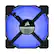 Alt View 14. CORSAIR - Air Series LED AF120 (2018) 120mm Case Cooling Fan Kit - Blue.
