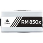 Front Zoom. CORSAIR - RMx Series 850W ATX12V 2.4/EPS12V 2.92 80 Plus Gold Modular Power Supply - White.