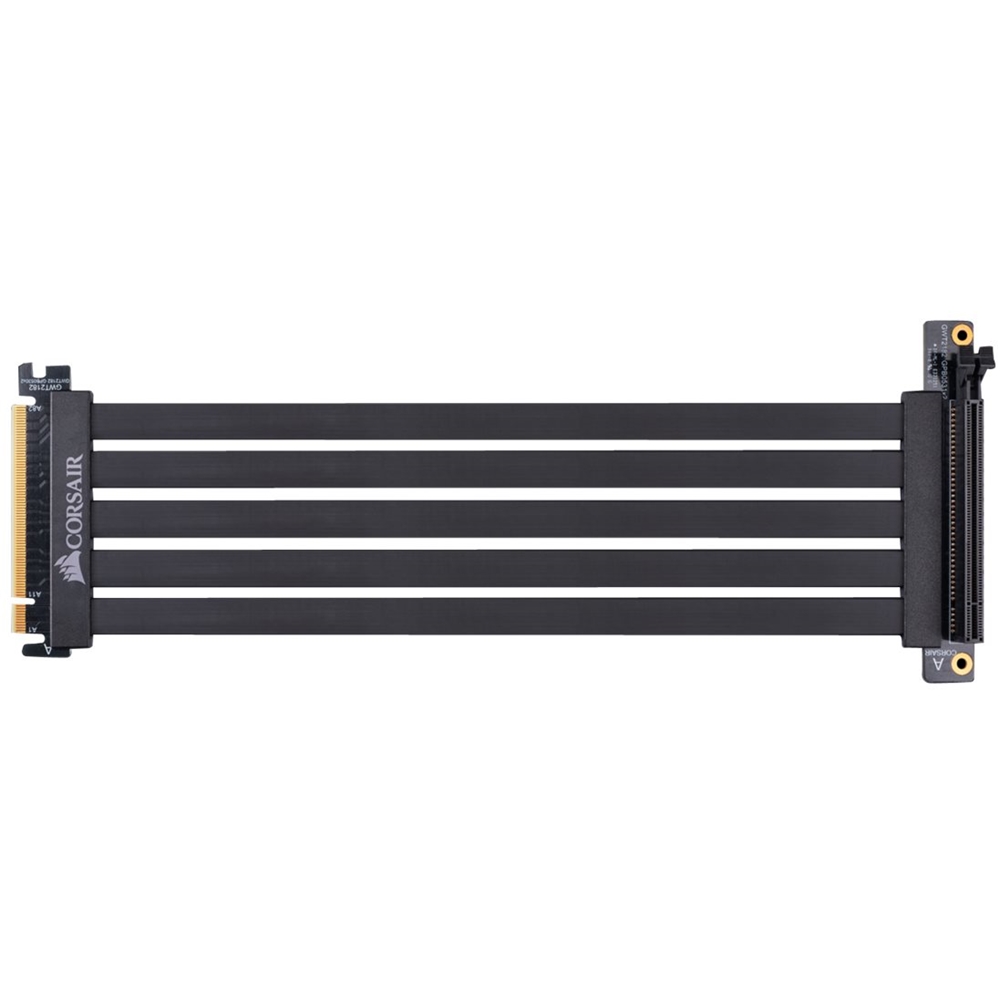 Angle View: CORSAIR - 1' PCI Express x16 Cable - Black