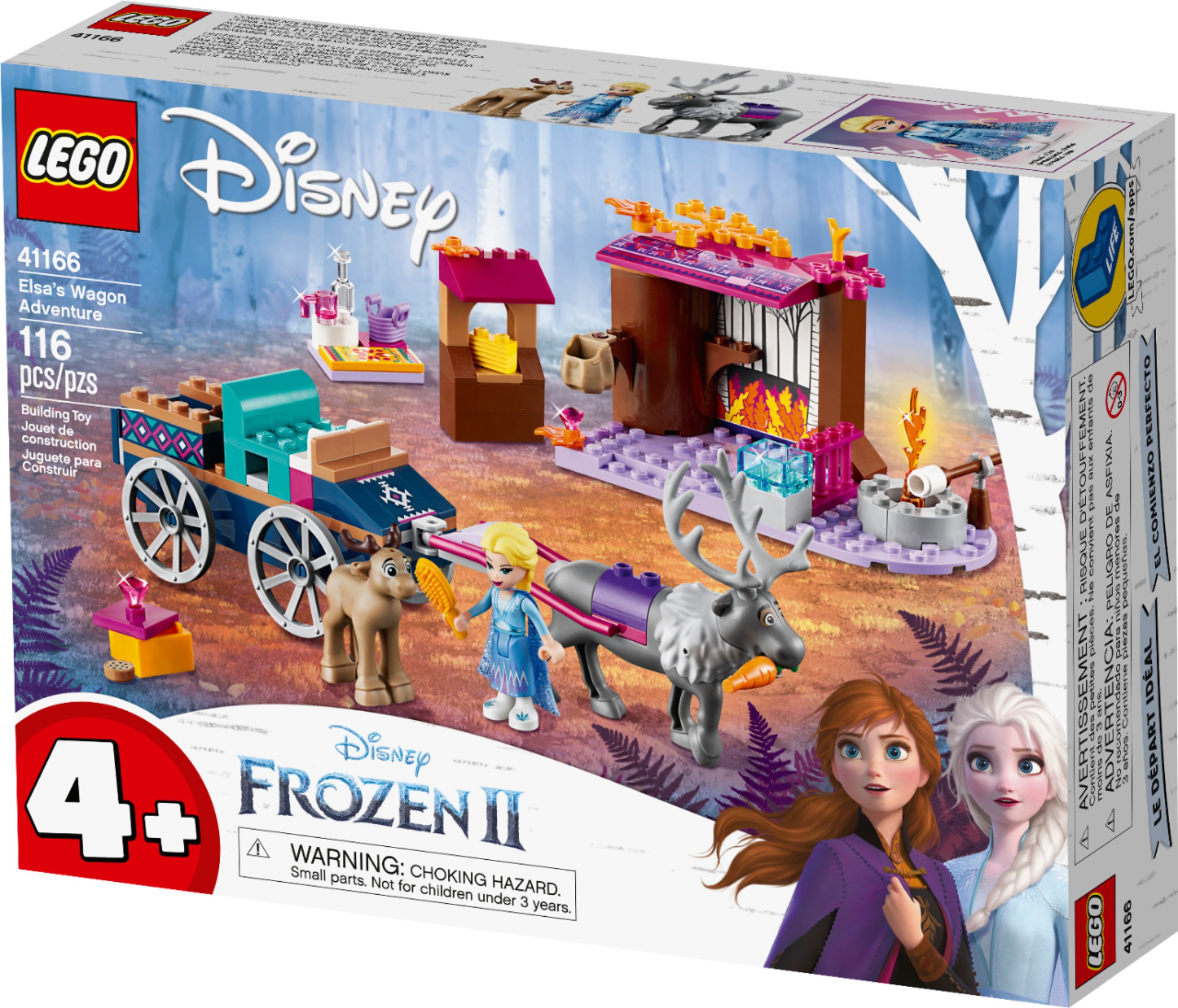 LEGO Disney 41166 Frozen 2 L'Avventura sul Carro di Elsa, Giocattolo per  Bambini dai 4 ai 7 Anni con Base Starter Brick - LEGO - Disney - Cartoons -  Giocattoli