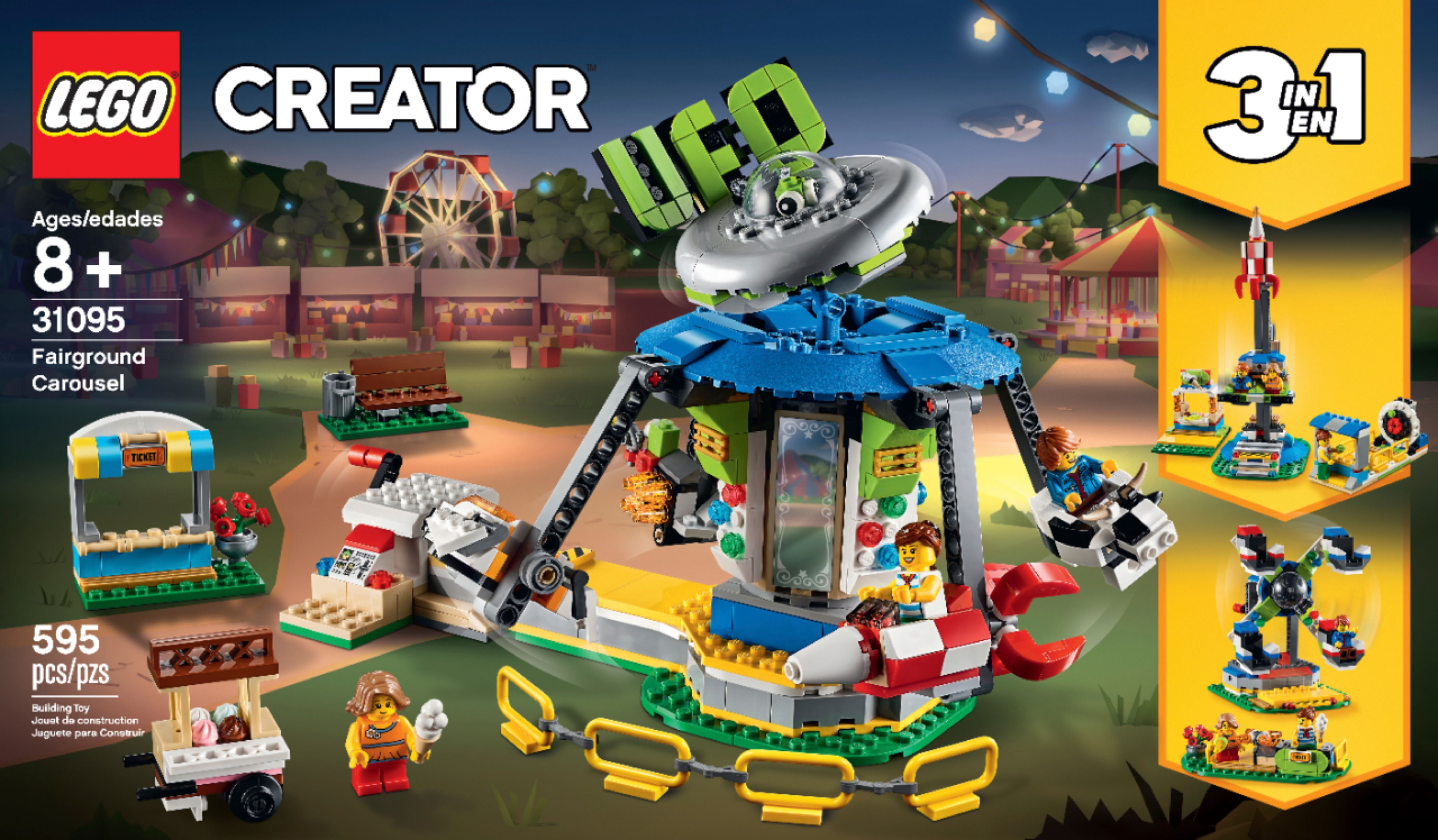 Best Buy: LEGO Creator 3in1 Fairground Carousel 31095 6250793