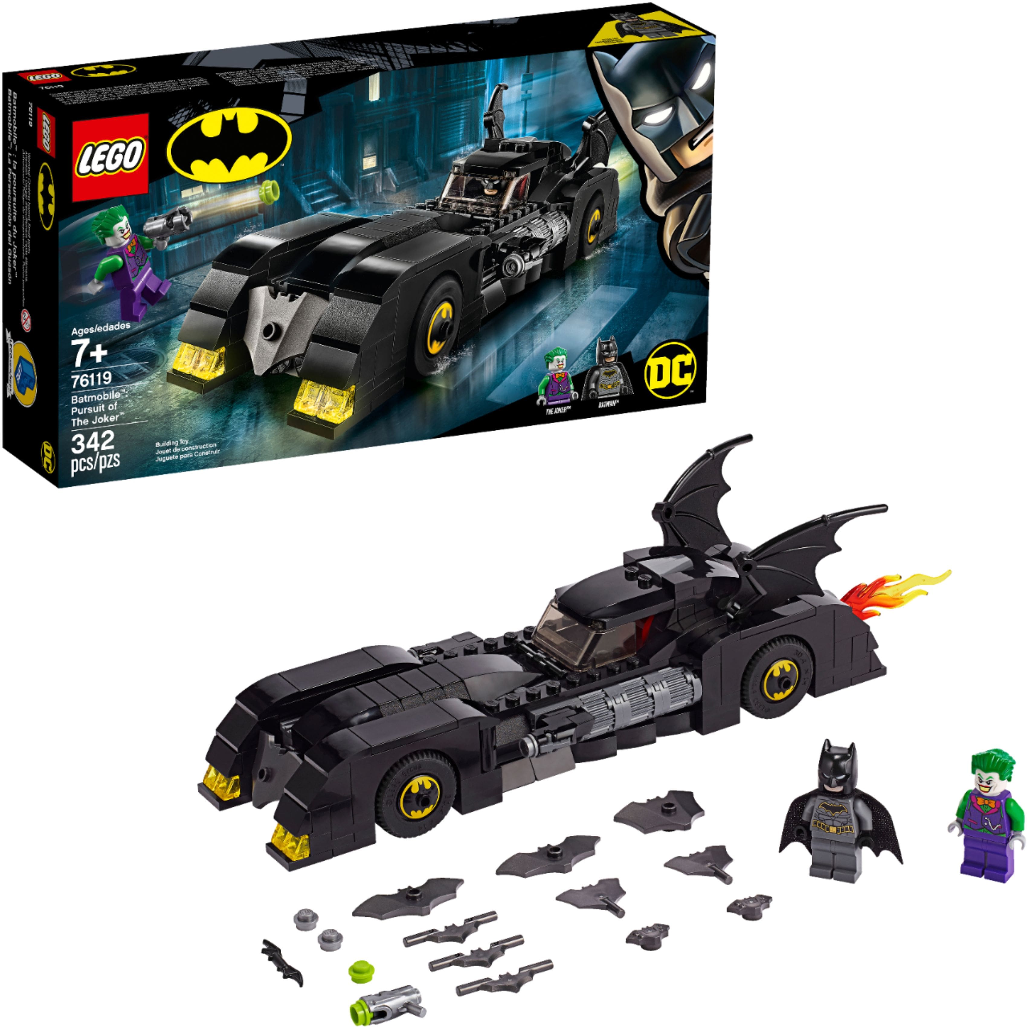  Lego Batman Classic Batmobile 76188 Building Toy with Joker  Minifigure Authentic Construction Block Set : Toys & Games