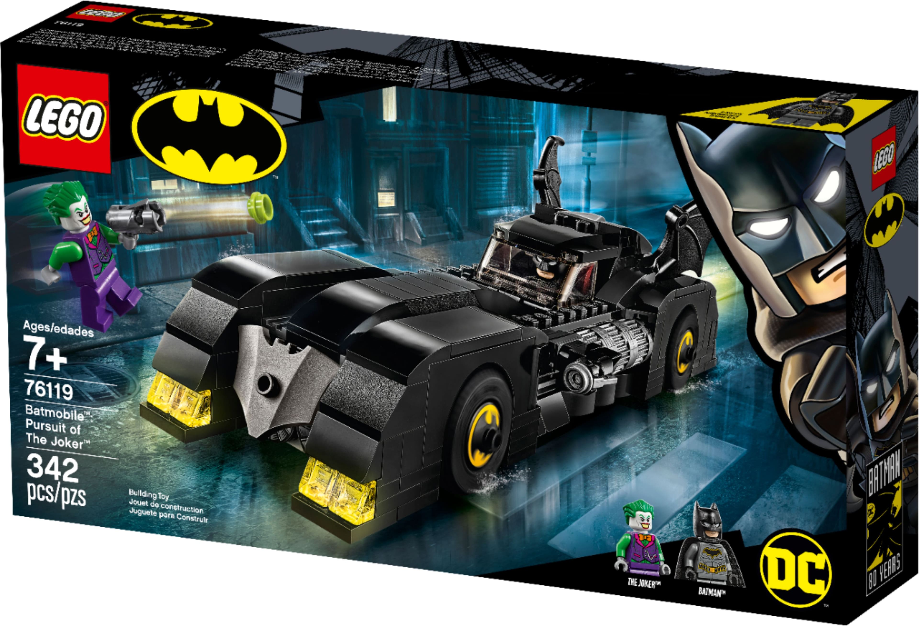 LEGO DC Comics Batmobile: Pursuit of The Joker 76119 Superhero Building Set