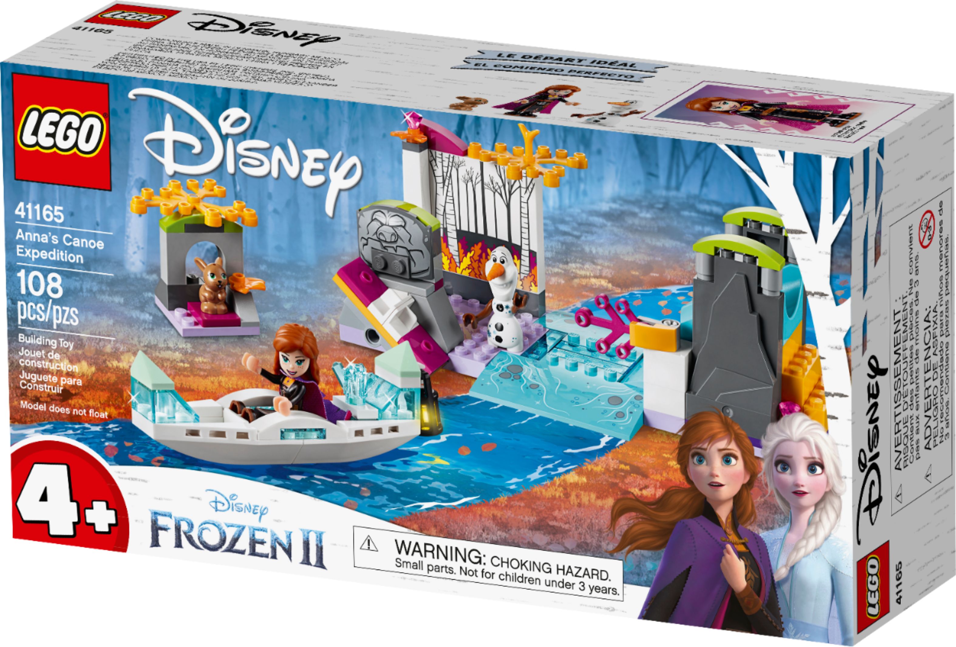 Left View: LEGO - Disney Frozen II Anna's Canoe Expedition 41165