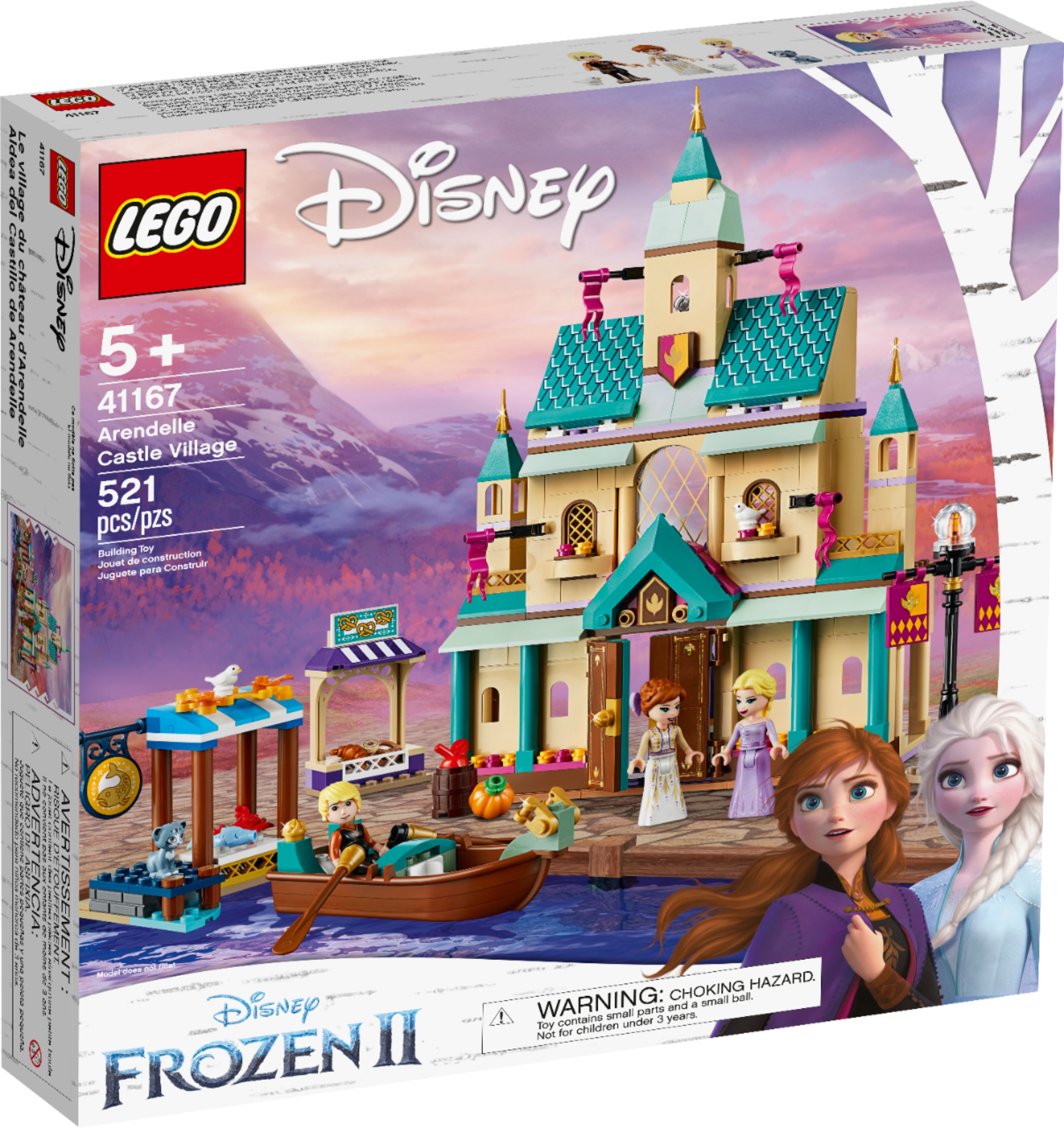 Angle View: LEGO - Disney Frozen II Arendelle Castle Village 41167