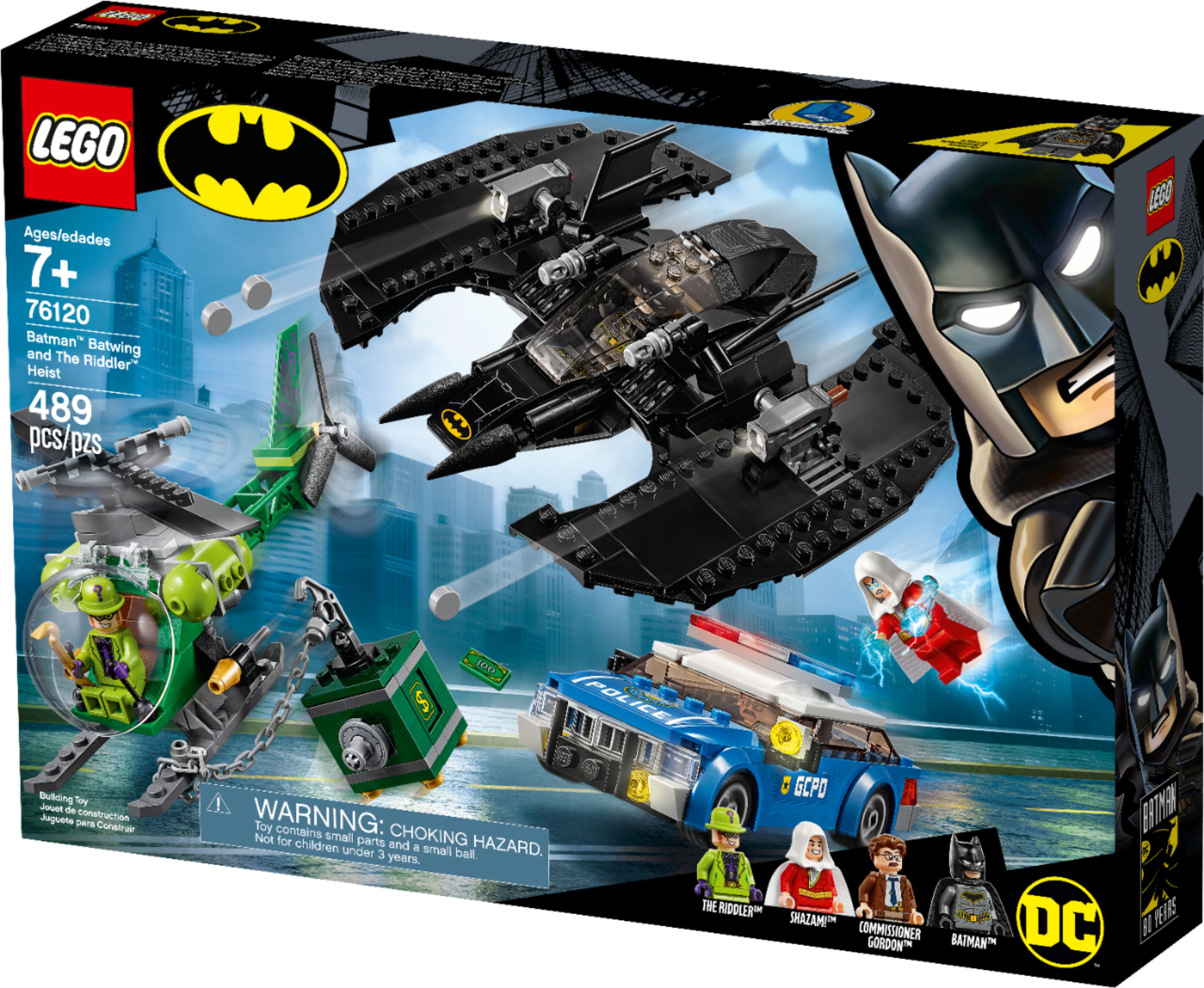 LEGO DC Super Heroes Batman Batwing and The Riddler Heist 76120 Multi
