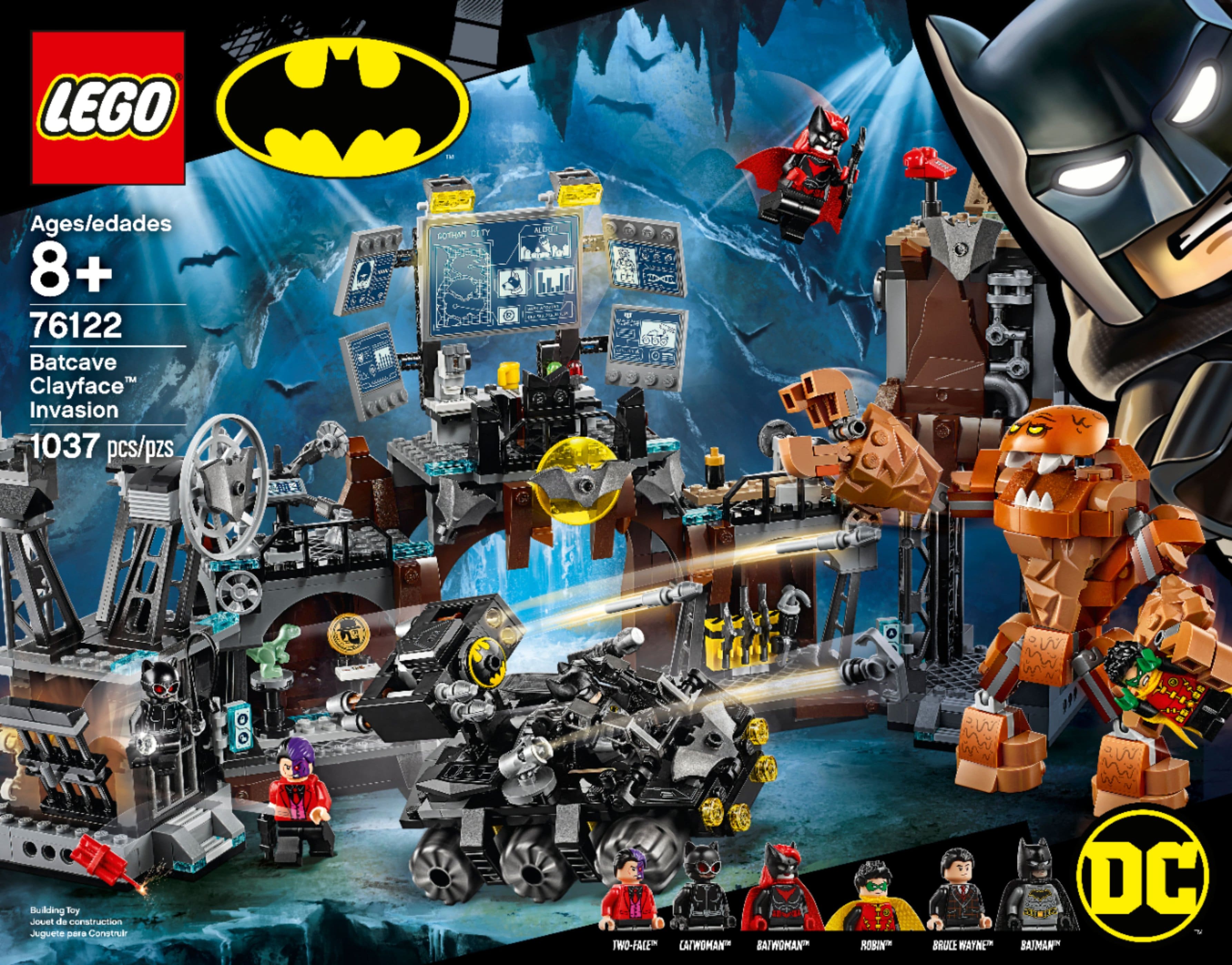 lego batcave clayface invasion