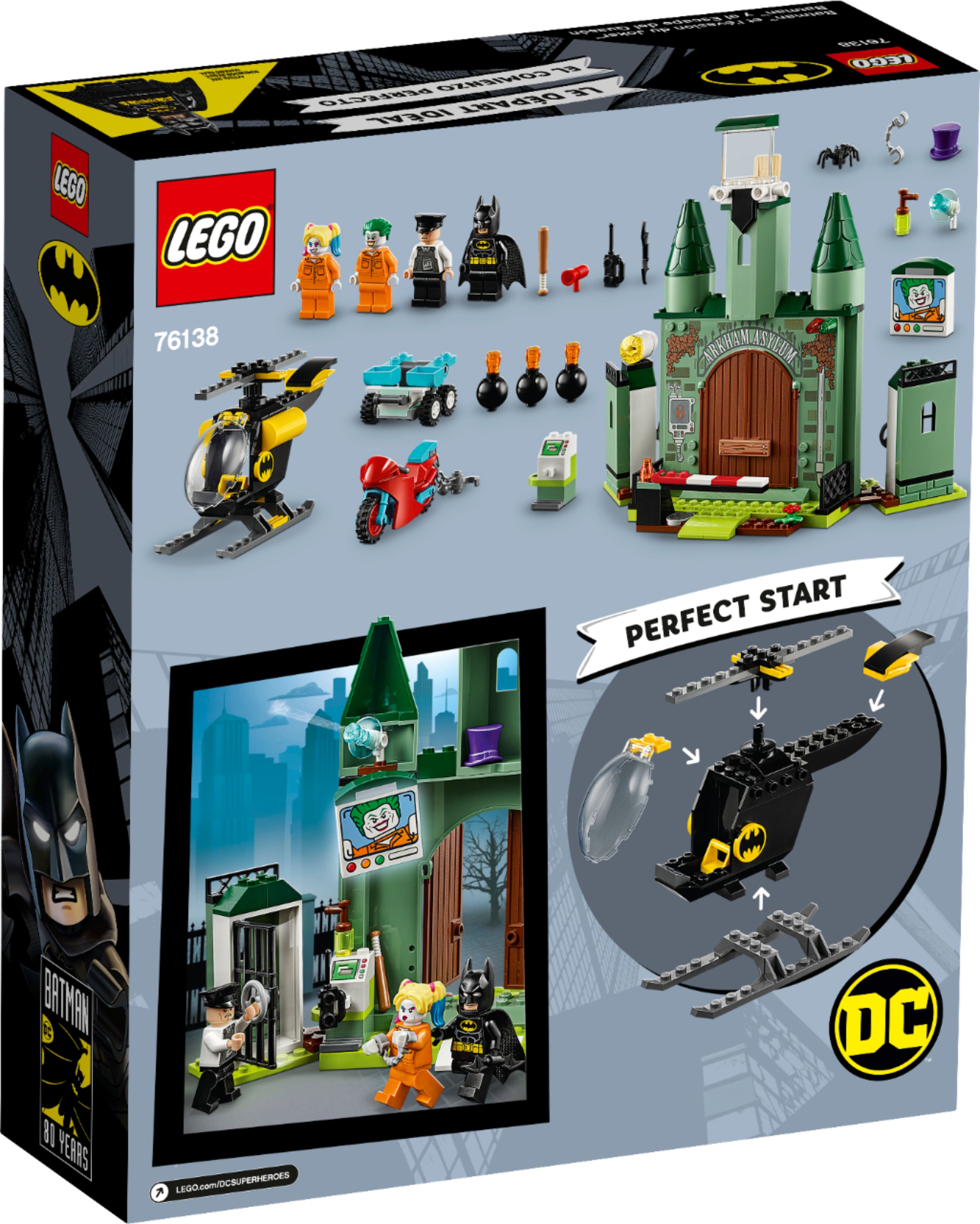 LEGO Super Heroes Batman vs. The Joker: Batmobile Chase 76180 6332635 -  Best Buy