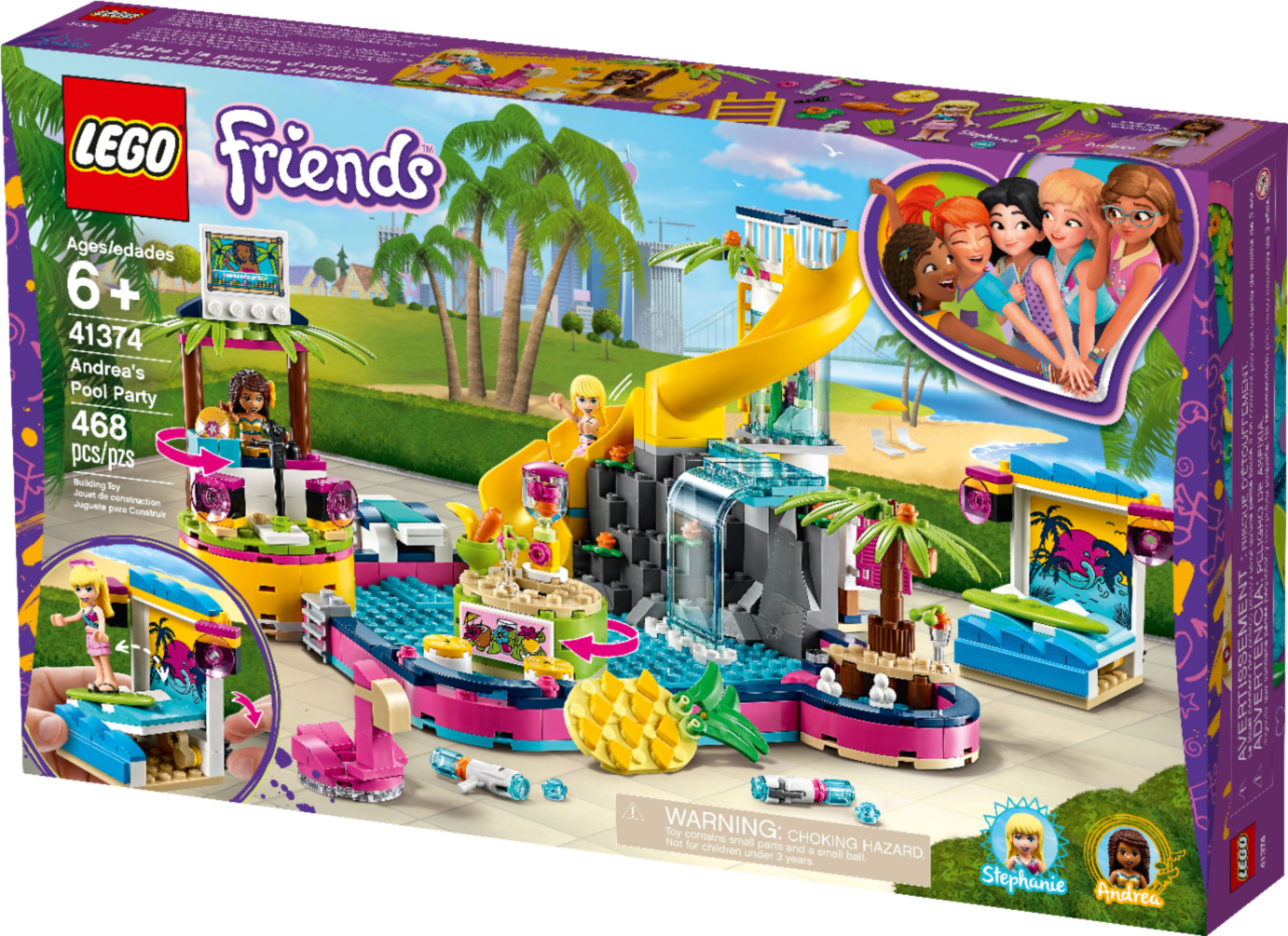 Andrea's Pool Party LEGO Friends 41374 for sale online