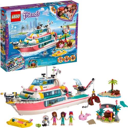LEGO - Friends Rescue Mission Boat 41381-Front_Standard 