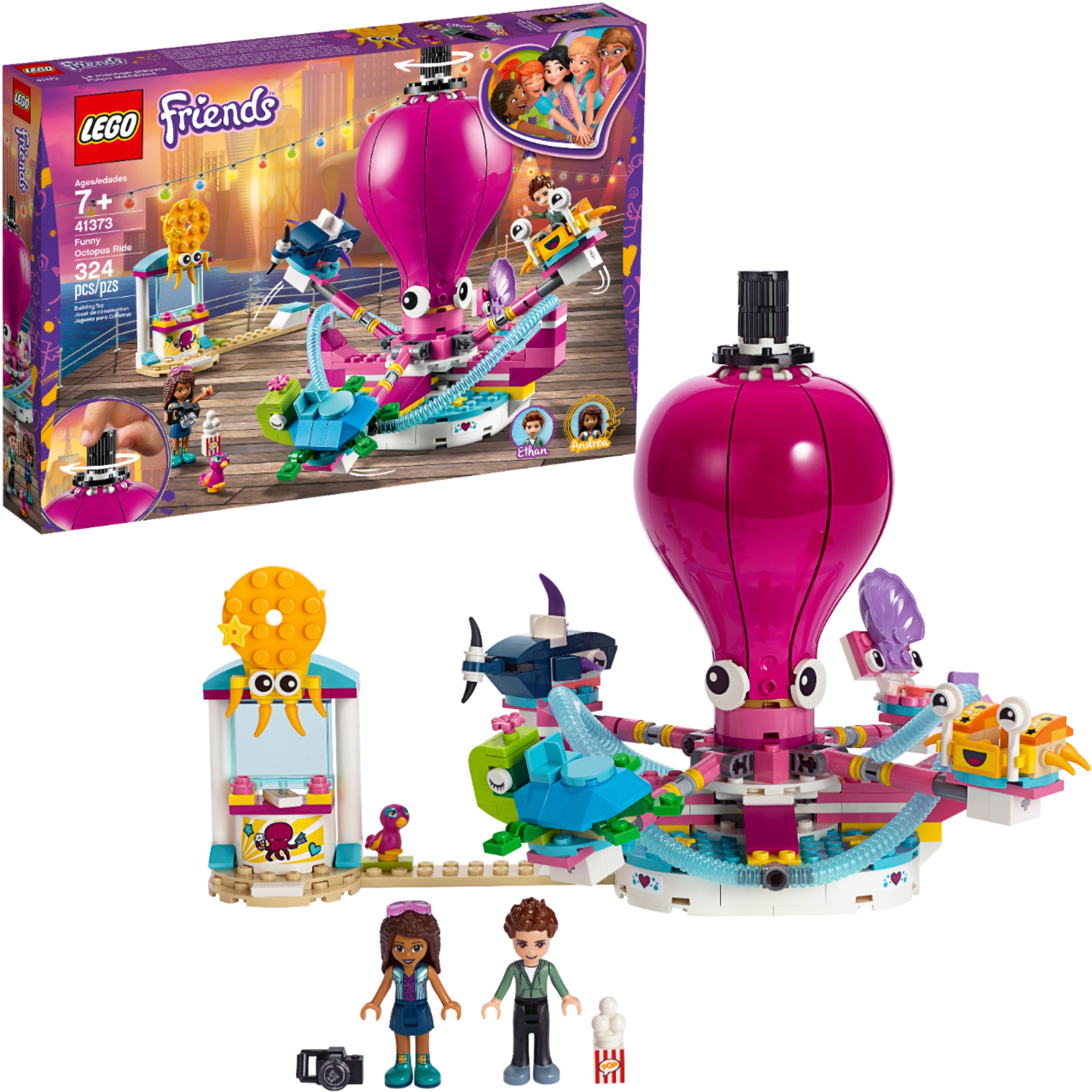 LEGO - Divertido paseo en pulpo Friends 41373 - Multicolor