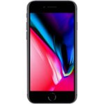 Front. Apple - Pre-Owned iPhone 8 256GB (Unlocked) - Space Gray.