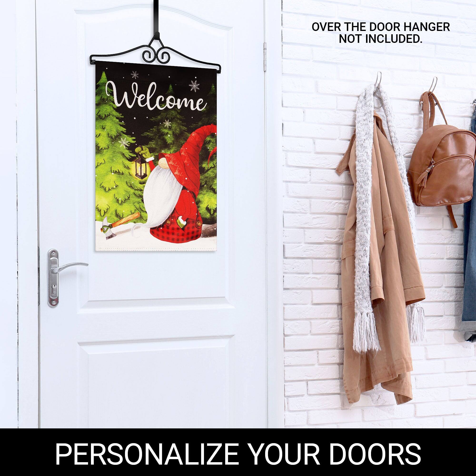 OVER THE DOOR HANGER NOT INCLUDED.

Welcome

PERSONALIZE YOUR DOORS