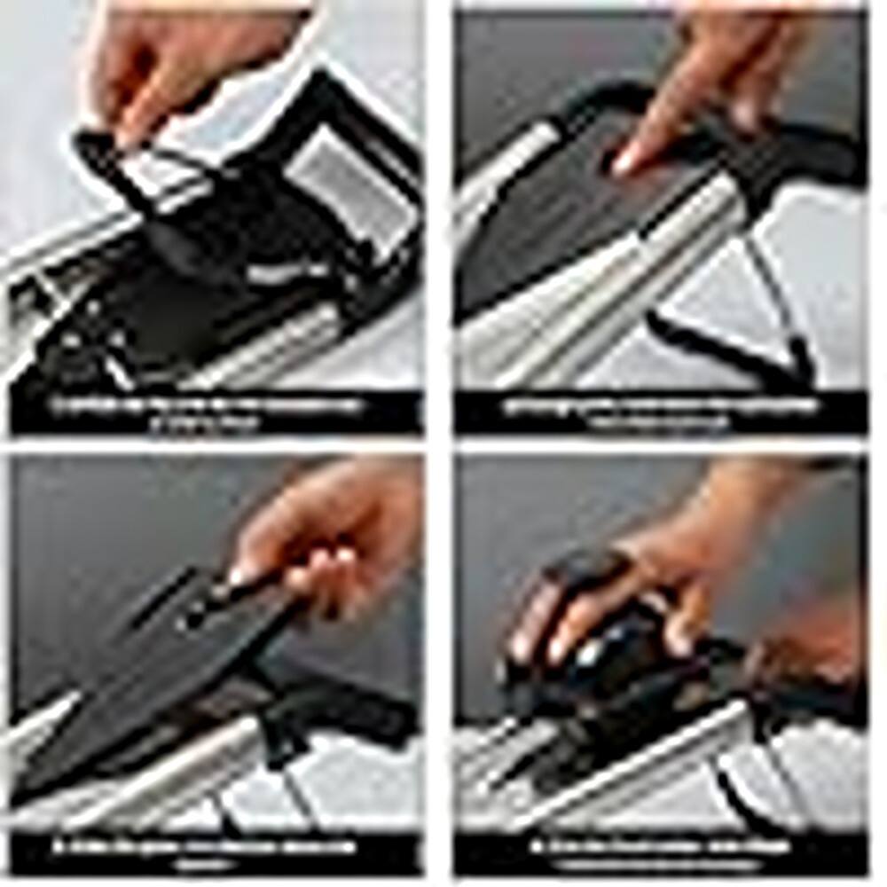 Alt View 1. PARKER SLATER - Mandoline Slicer for Kitchen, Stainless Steel Vegetable Chopper and Food Slicer with 5 Blades, Onion French Fry Cutter a - BLACK02.