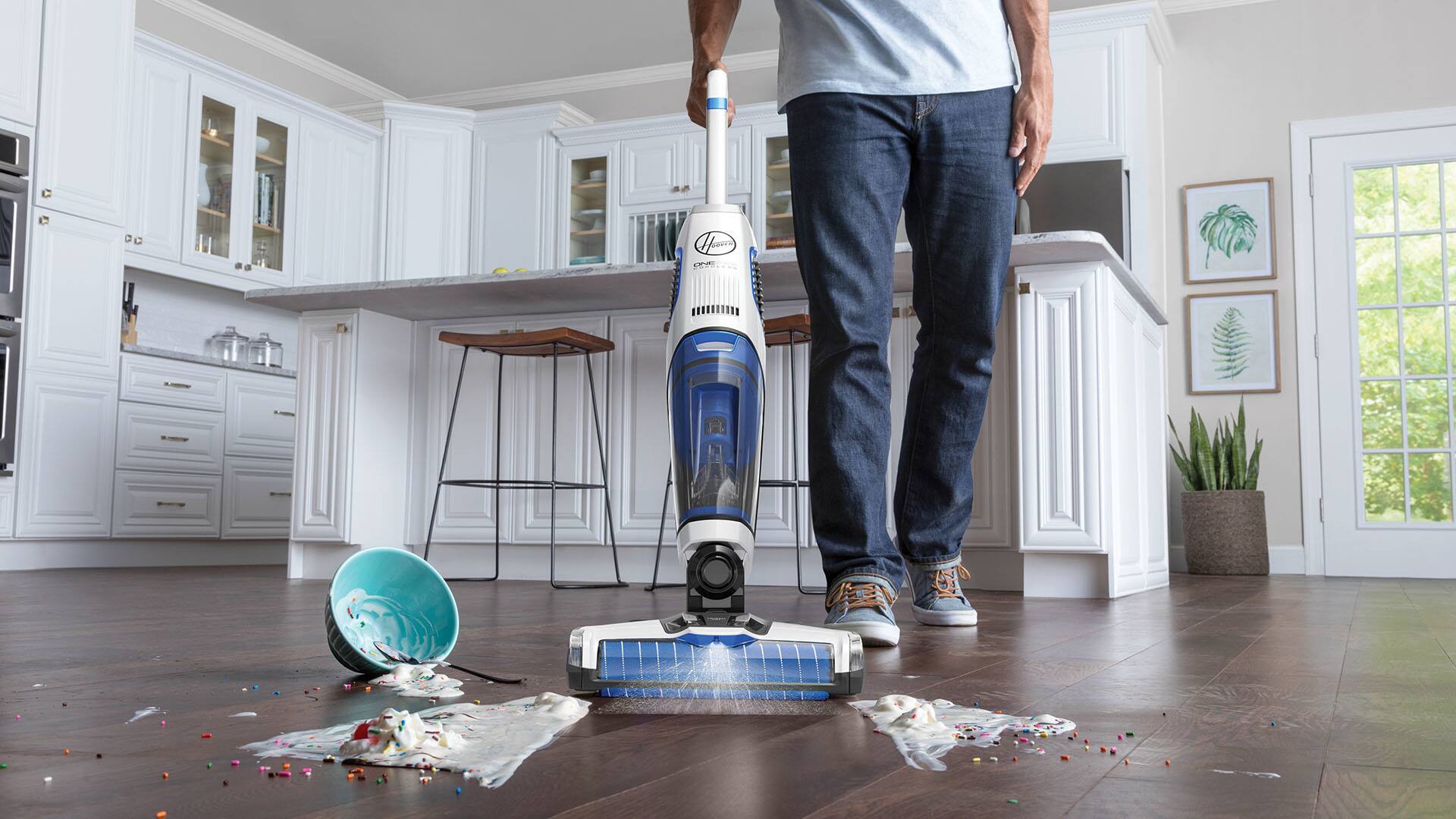 Hoover ONEPWR FloorMate Jet Hard Floor Cleaner/Wet Vacuum White BH55210 Best Buy