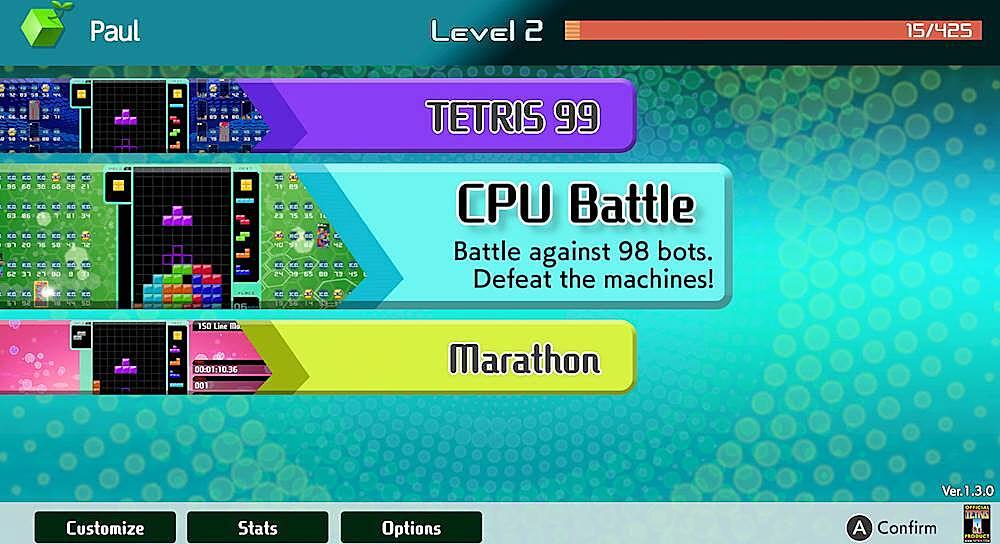 Alt View 11. Nintendo - Tetris 99 Big Block DLC.