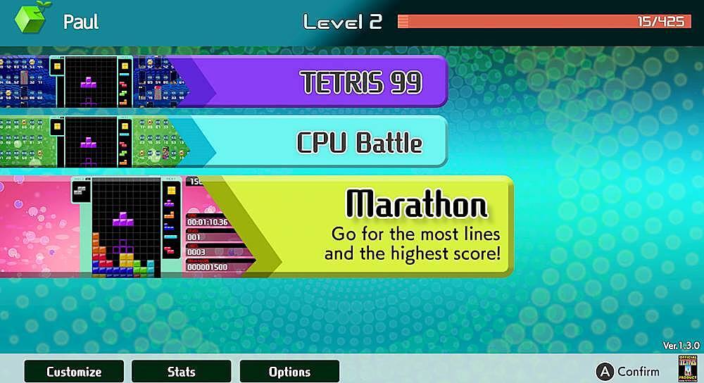 Alt View 12. Nintendo - Tetris 99 Big Block DLC.
