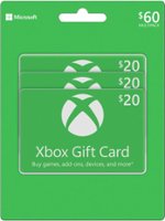 Microsoft - $20 Xbox Gift Card (3-Pack) - Front_Zoom