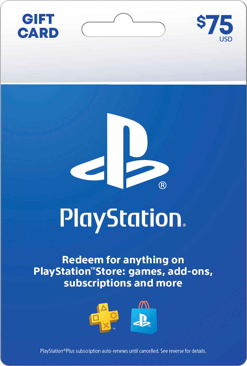 $75 ps4 gift card