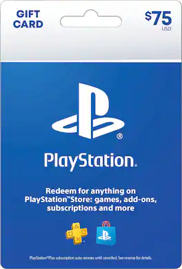 Sony - $75 PlayStation Store Gift Card