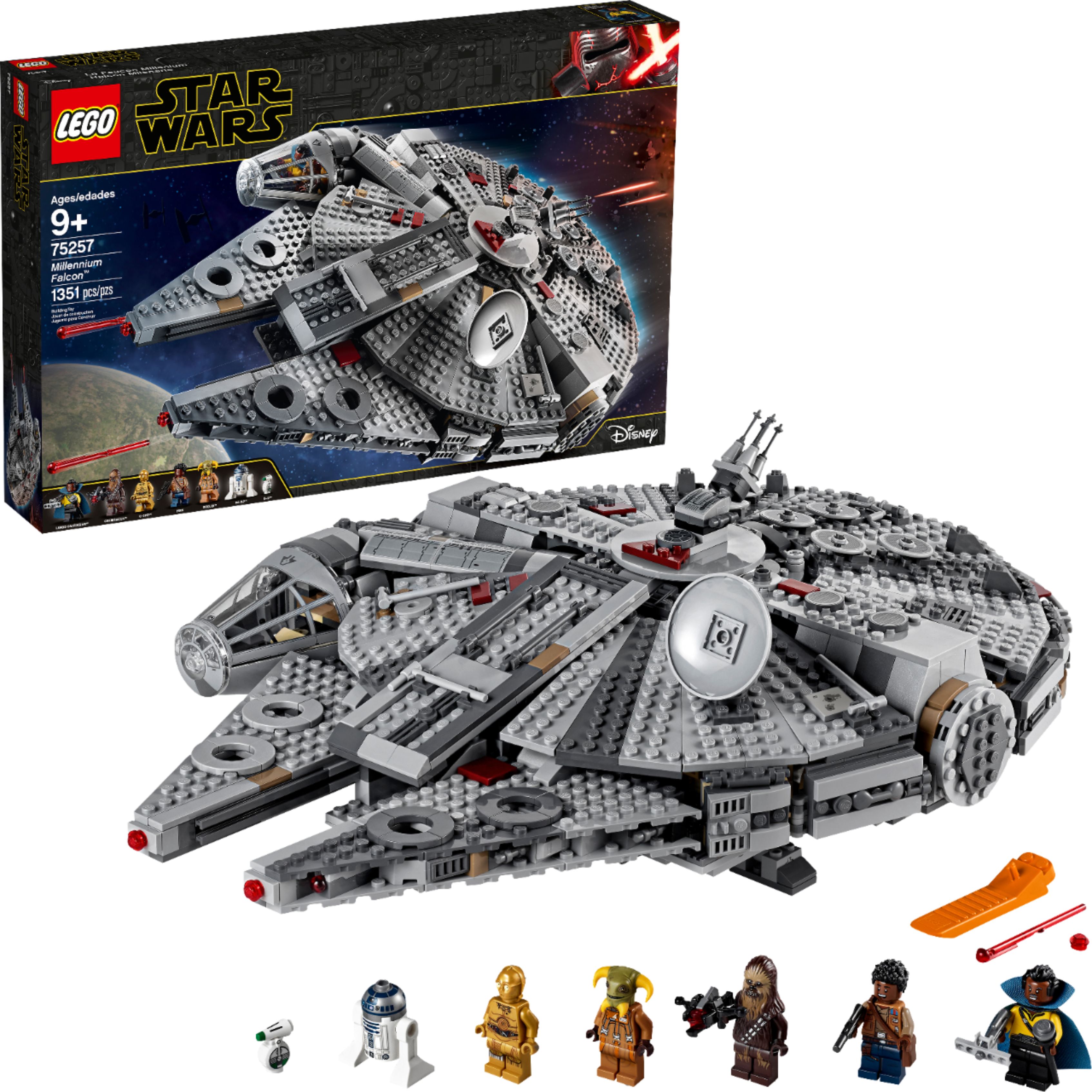alene Gladys Decrement LEGO Star Wars Millennium Falcon 75257 6251770 - Best Buy