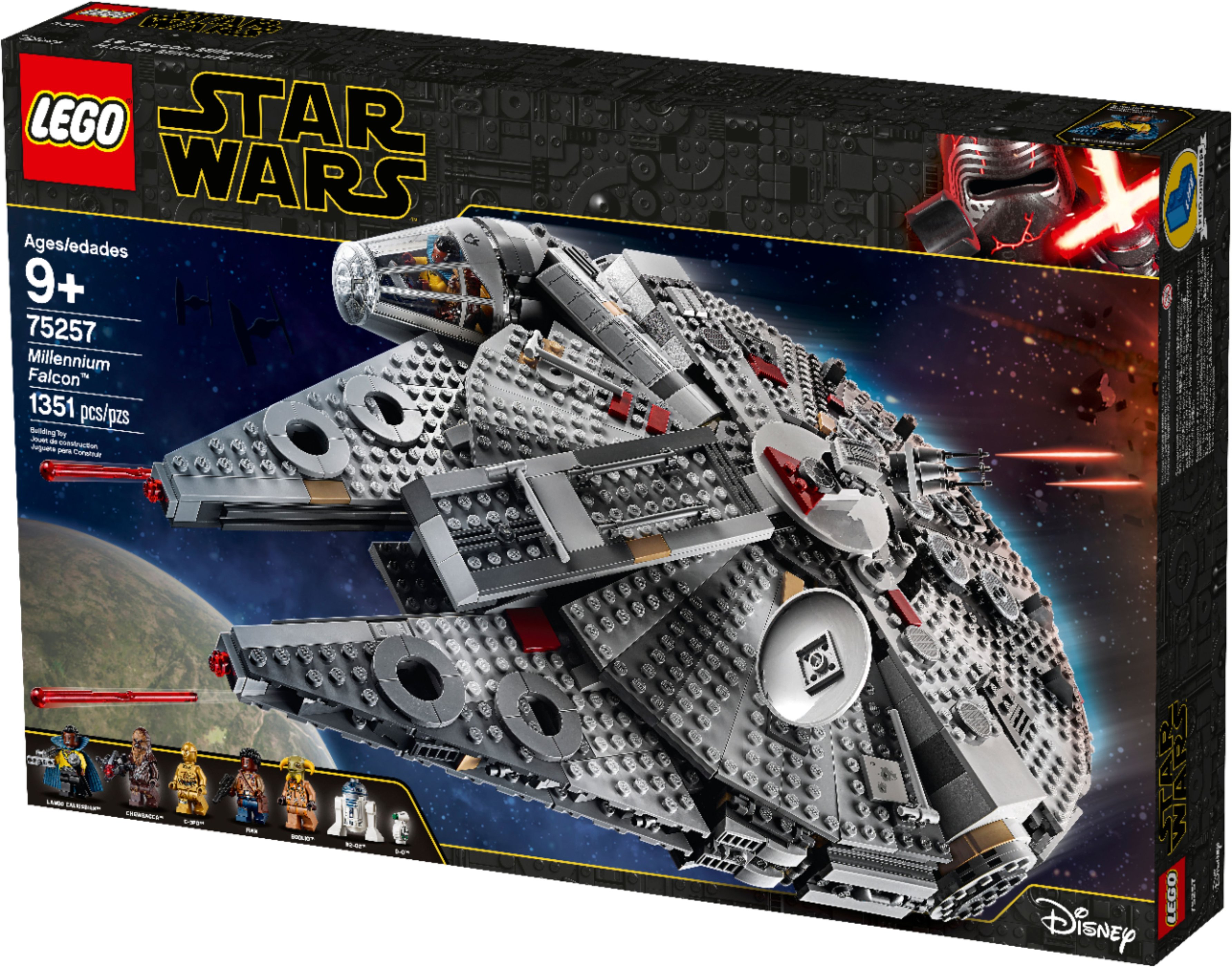 LEGO Star Wars Faucon Millenium 75257 (1353 pièces)