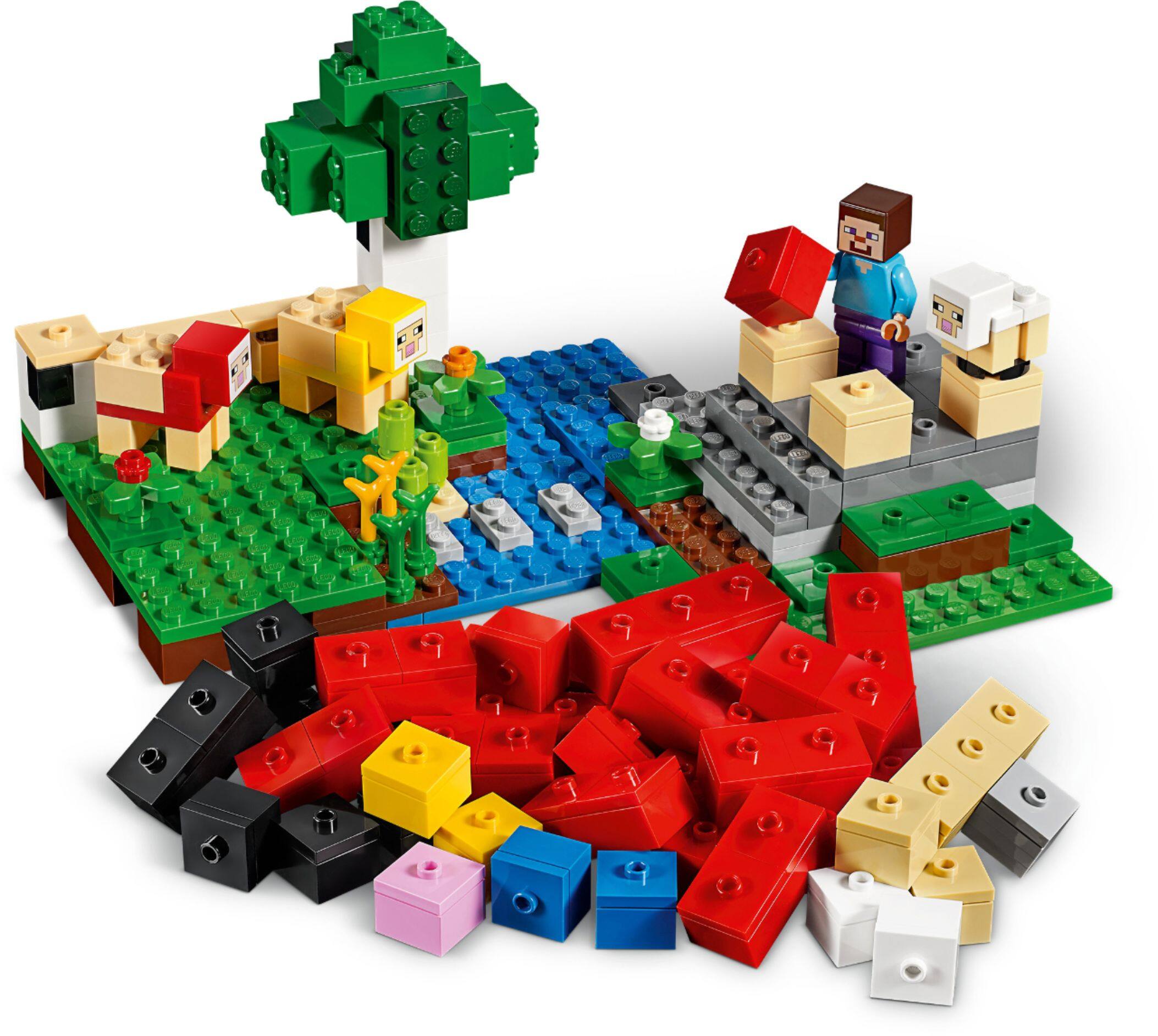 Alt View 14. LEGO - Minecraft The Wool Farm 21153.