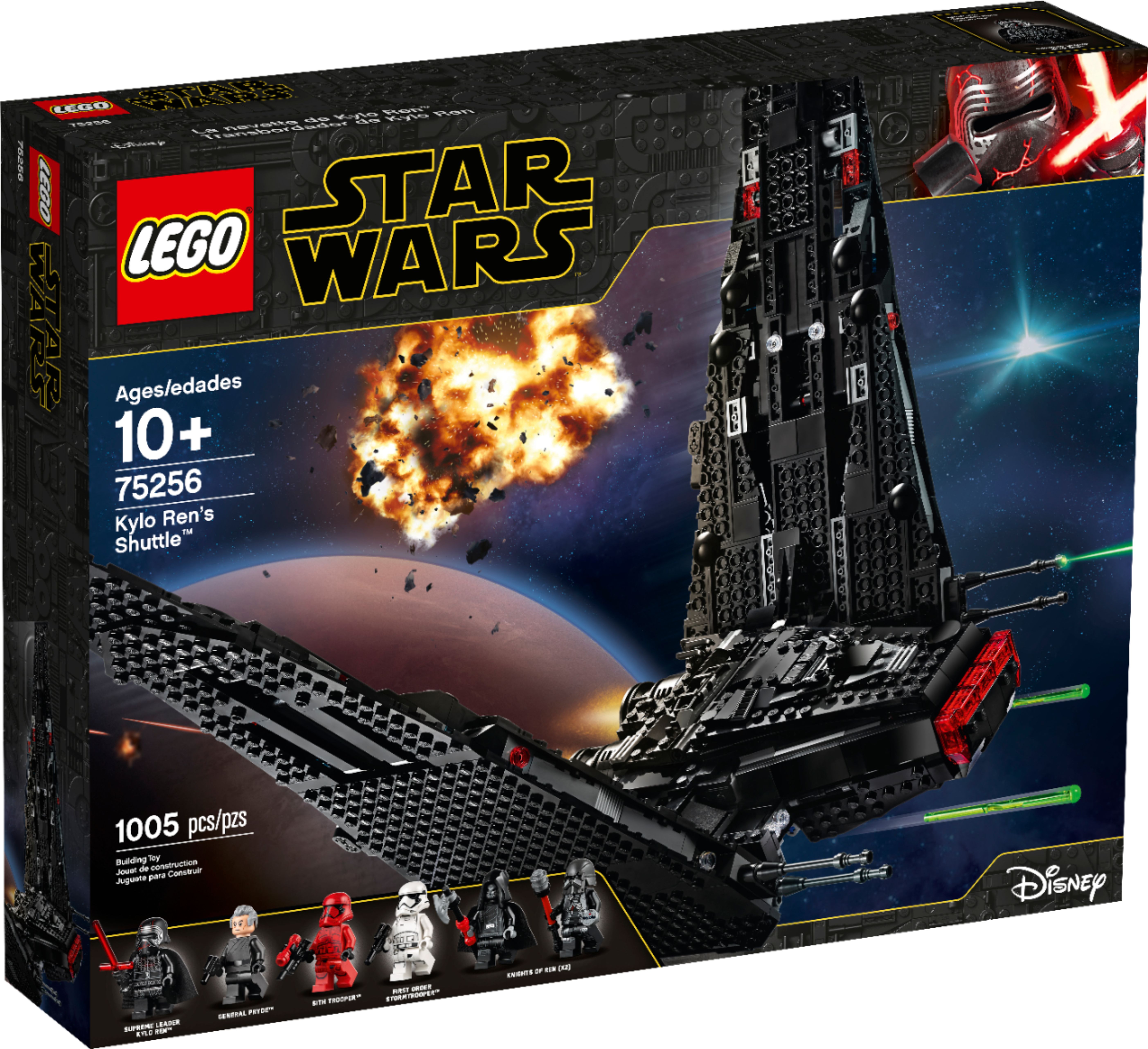 Left View: LEGO - Star Wars Kylo Ren's Shuttle 75256