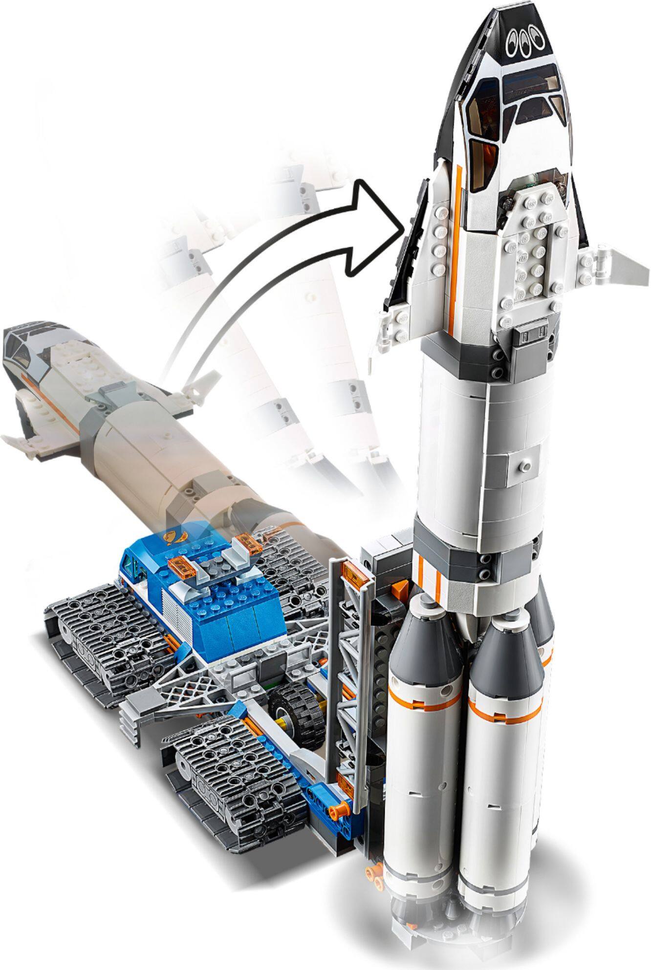 lego city rocket assembly and transport