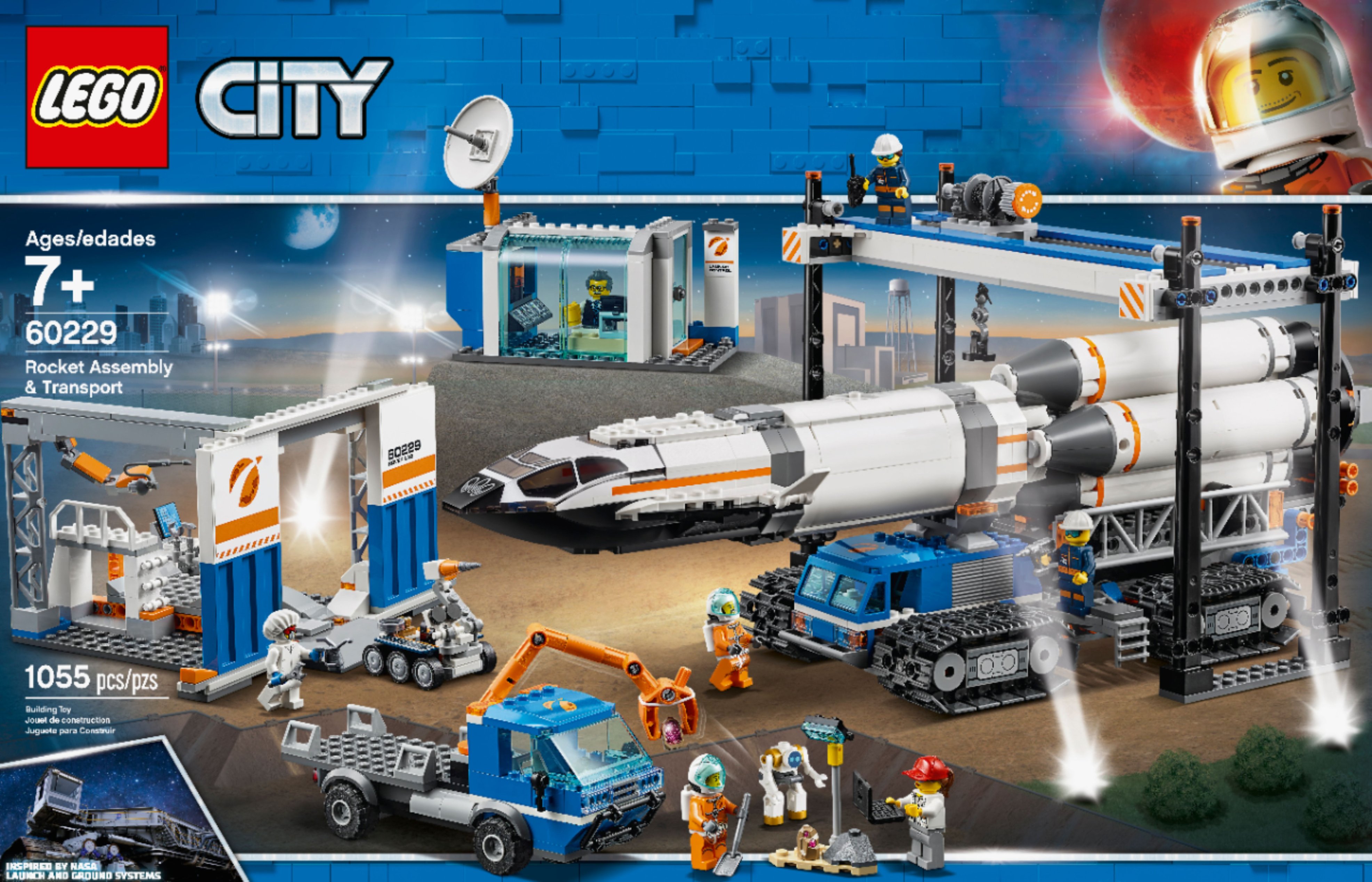 LEGO City Rocket Assembly & Transport 60229 6251738 - Best Buy