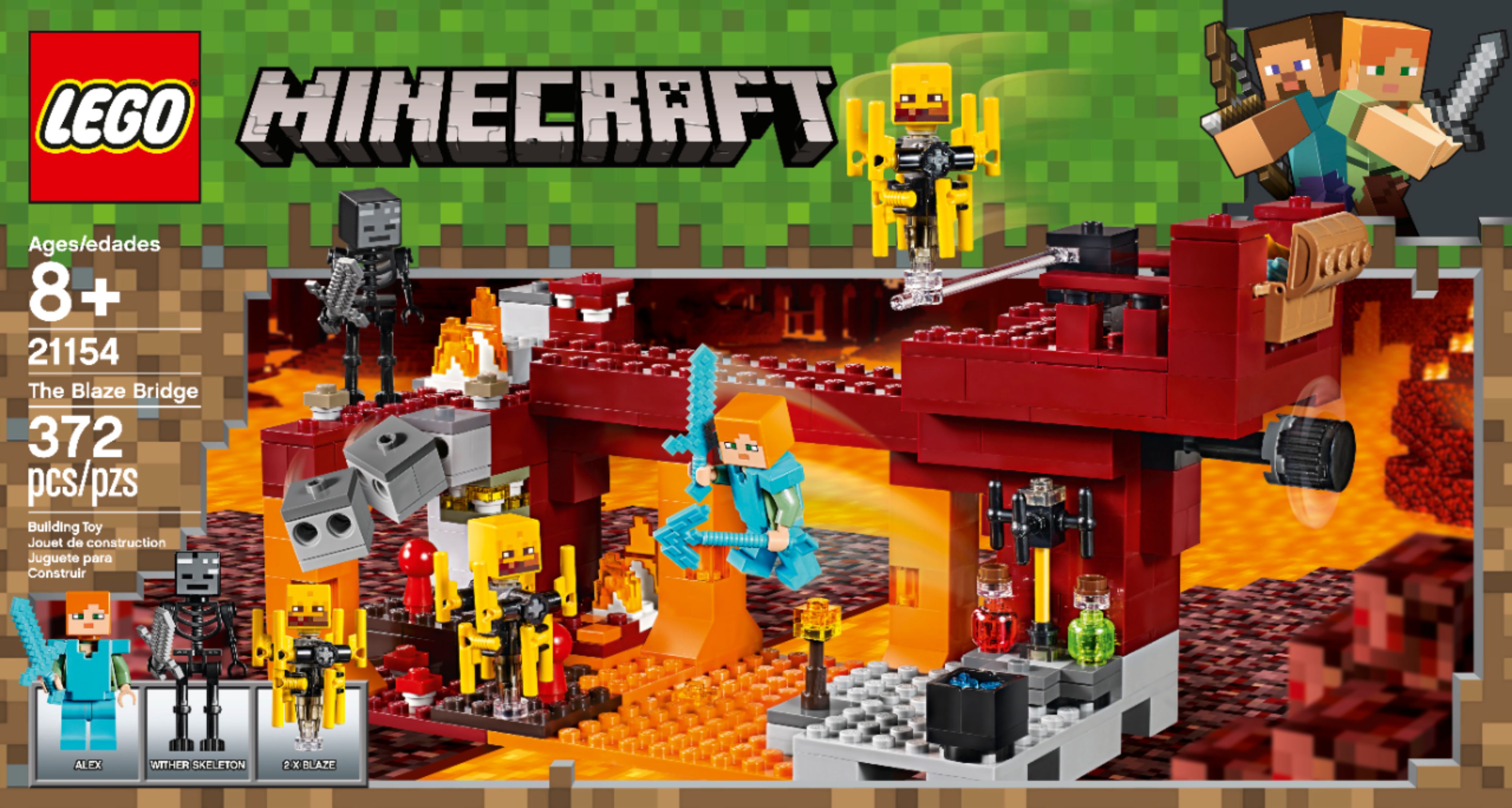 Best Buy: LEGO Minecraft The Blaze Bridge 21154 6251784