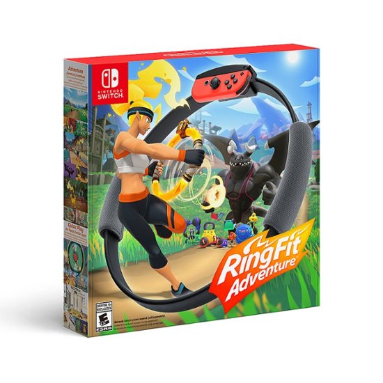 Front Zoom. Ring Fit Adventure - Nintendo Switch.