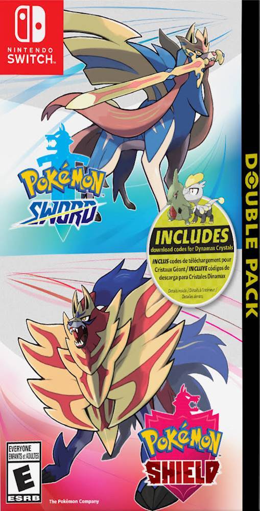 Best Buy: Pokémon Sword and Pokémon Shield Double Pack Standard Edition  Nintendo Switch HACRALZ21
