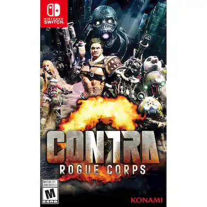 Front. Konami - Contra Rogue Corps. - M (Mature 17+)