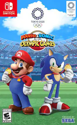 Front. SEGA - Mario & Sonic at the Olympic Games Tokyo 2020. - E10+ (Everyone 10+)
