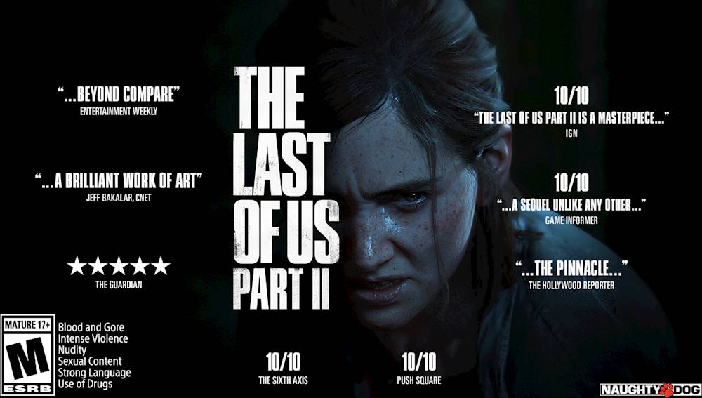 The Last Of Us: Part II - Gaming Poster (Ellie / Game Cover - Part 2)