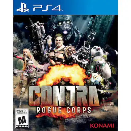 Front. Konami - Contra Rogue Corps. - M (Mature 17+)