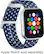 Angle. Modal™ - Woven Nylon Watch Band for Apple Watch 38mm and 40mm - Blue with White Stars.